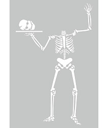 Kostra - Šablóna na maľovanie 2, ST545